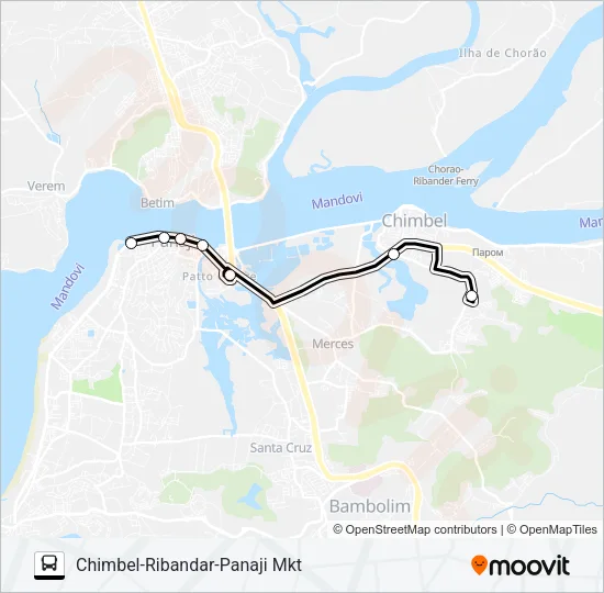 PVT-PNI12 Bus Line Map