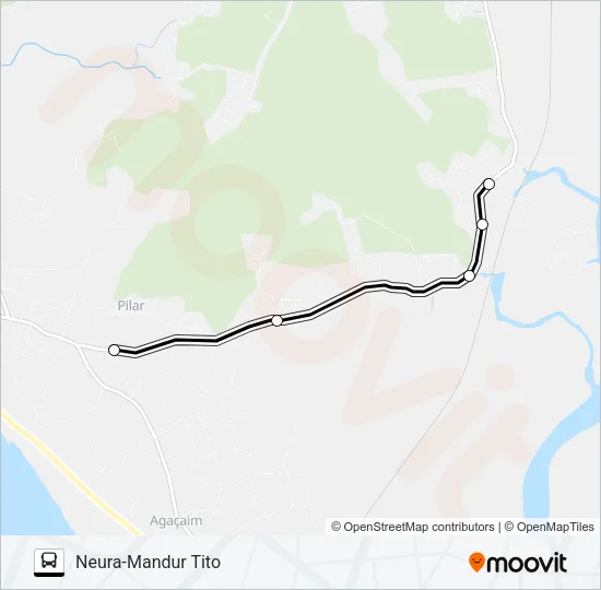 PVT-PNI20 Bus Line Map