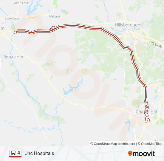 4 Bus Line Map