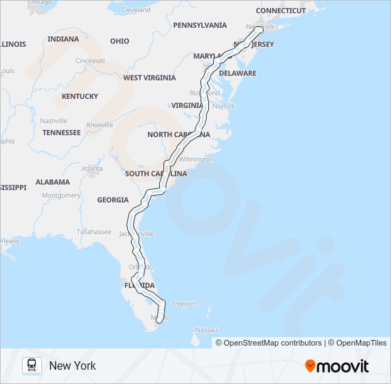 silver meteor Route Schedules Stops Maps New York Updated