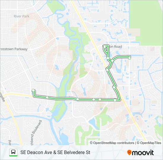 4 Bus Line Map