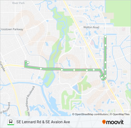 4 bus Line Map