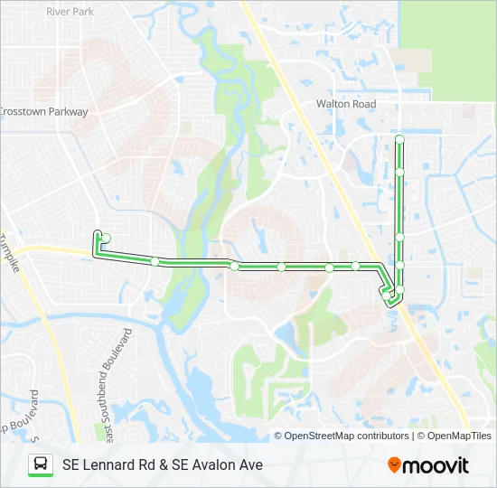 4 Bus Line Map