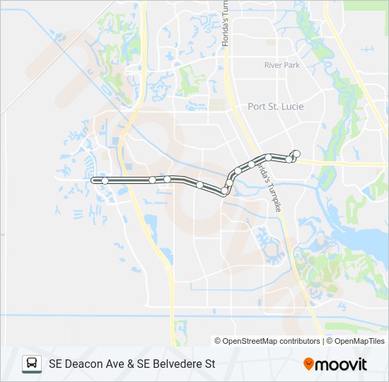 5 bus Line Map