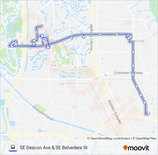 6 Bus Line Map