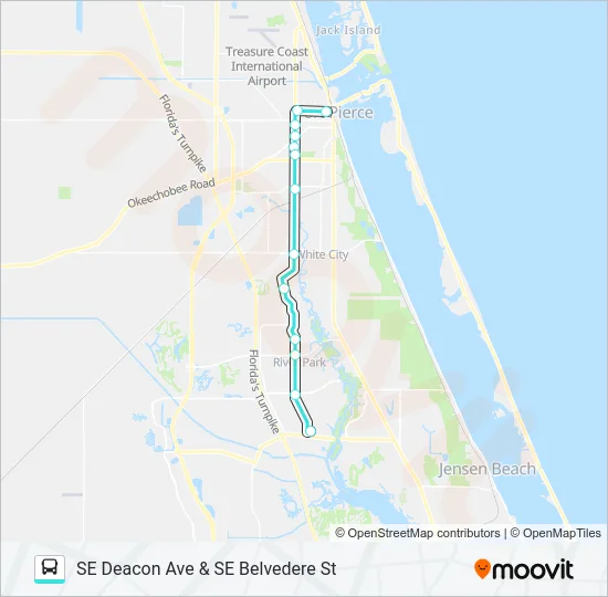 8 Bus Line Map