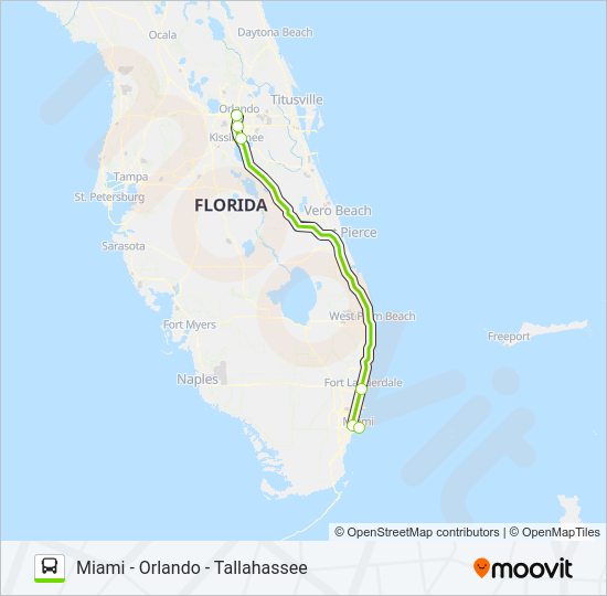 FLIXBUS 2410 bus Line Map