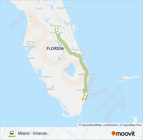 FLIXBUS 2411 Bus Line Map