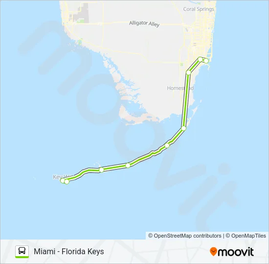 FLIXBUS 2416 Bus Line Map