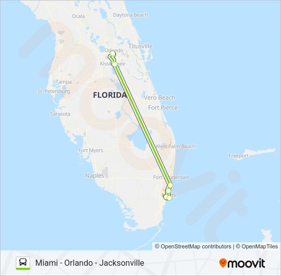 FLIXBUS 2431 Bus Line Map