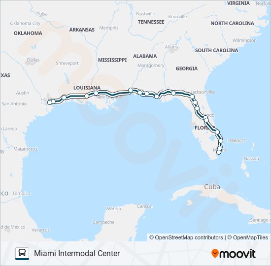 greyhound us0799 Route Schedules, Stops & Maps Miami Intermodal Center (Updated)