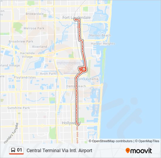 01 bus Line Map