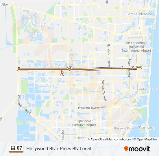 07 bus Line Map