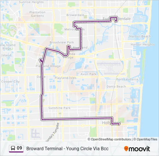 09 Bus Line Map