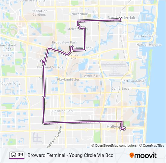 09 Bus Line Map