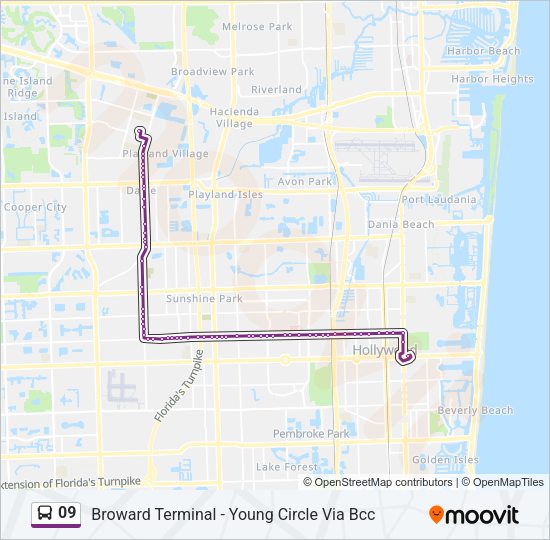 09 bus Line Map