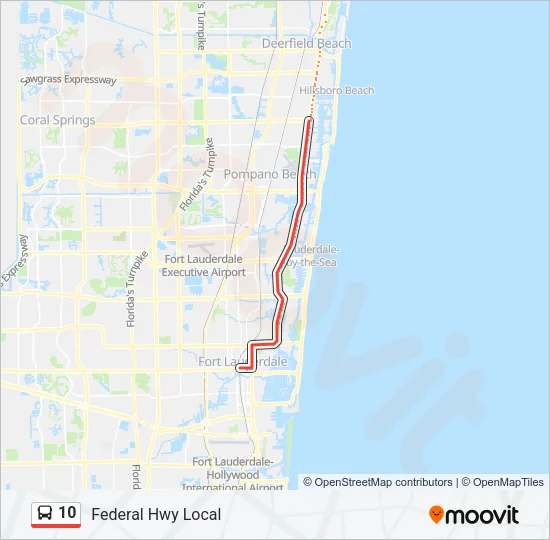 10 Bus Line Map