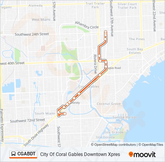 CGABDT bus Line Map
