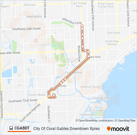 CGABDT bus Line Map