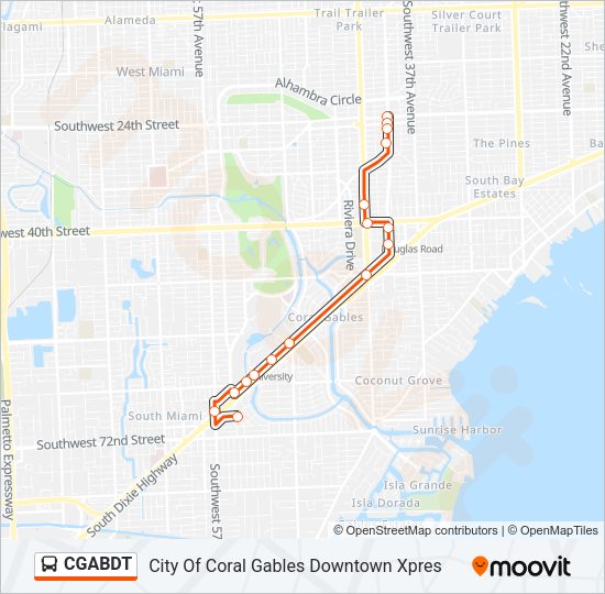 CGABDT Bus Line Map