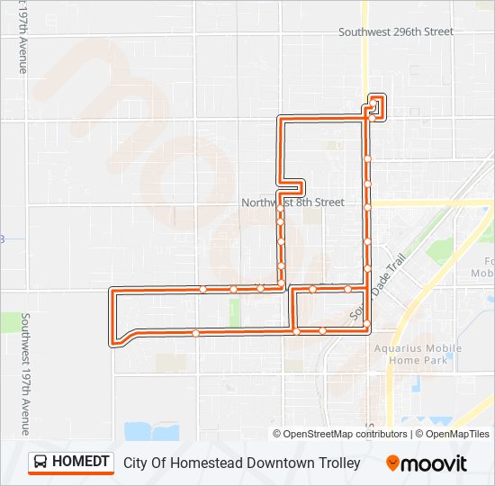 HOMEDT bus Line Map
