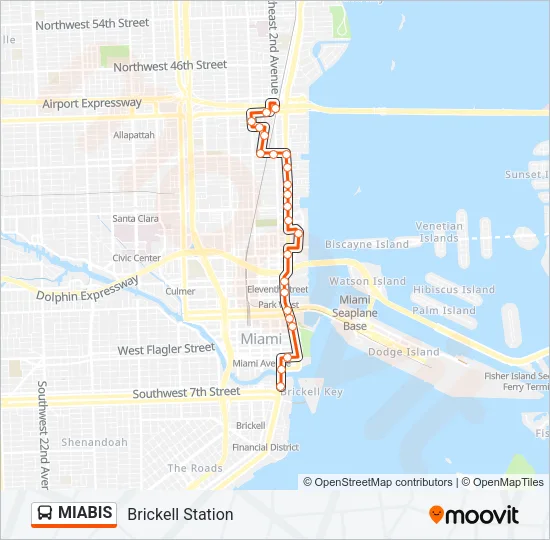 MIABIS Bus Line Map