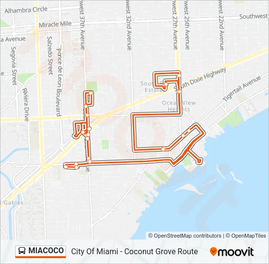 MIACOCO Bus Line Map