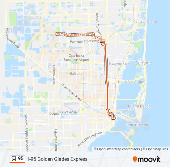 95 Route Schedules, Stops & Maps 95 Downtown Miami Via Golden