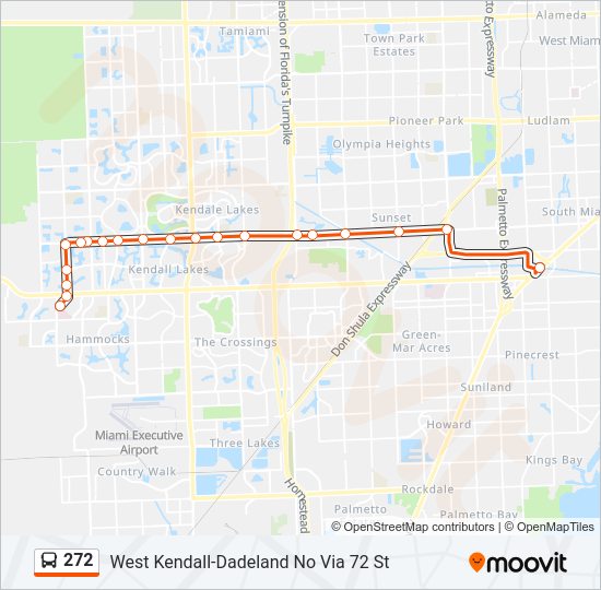 272 Bus Line Map