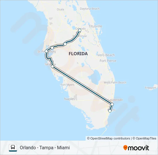 GREYHOUND US0750 Bus Line Map