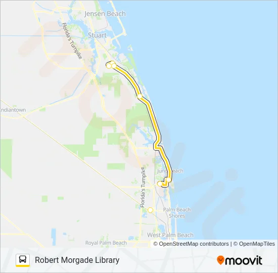 20X Bus Line Map