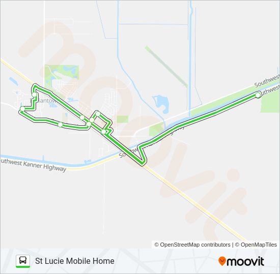 2 Bus Line Map