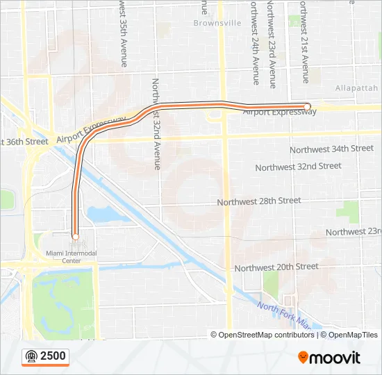 2500  Line Map