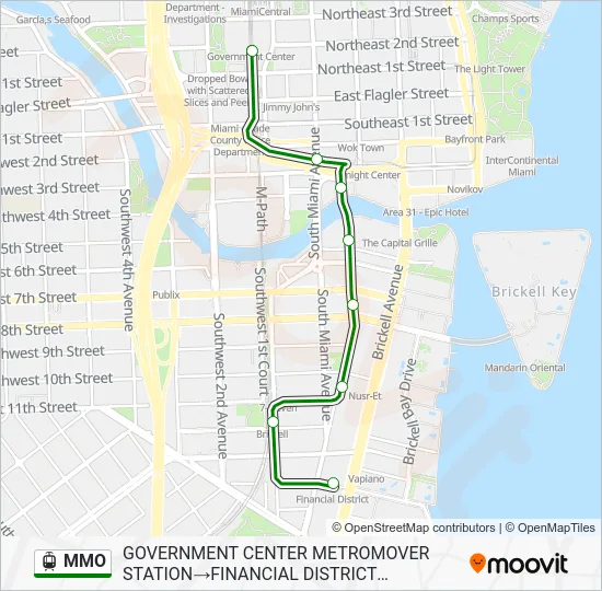 MMO Light Rail Line Map