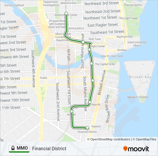 MMO Light Rail Line Map