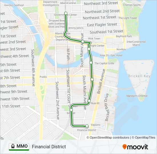 MMO Light Rail Line Map