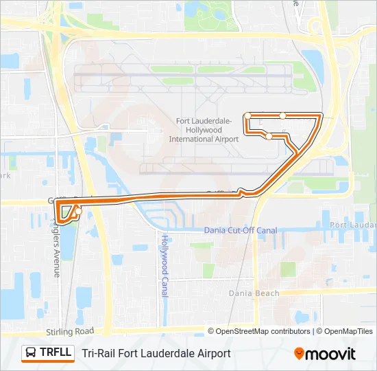 TRFLL Bus Line Map