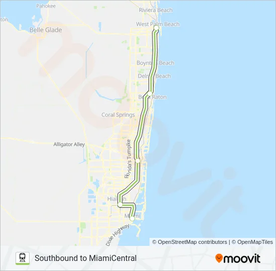 TRI-RAIL Train Line Map