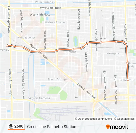 2600  Line Map