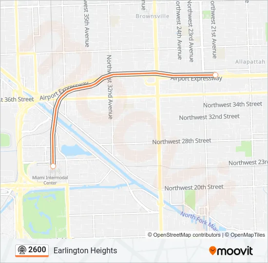 2600  Line Map