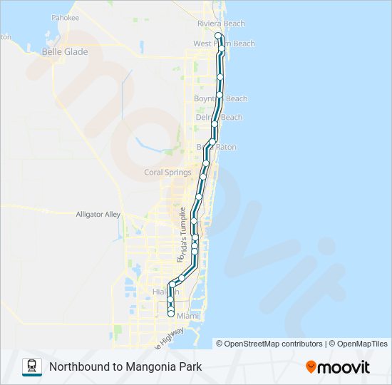 MAINLINE Train Line Map