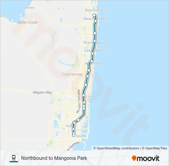 MAINLINE Train Line Map