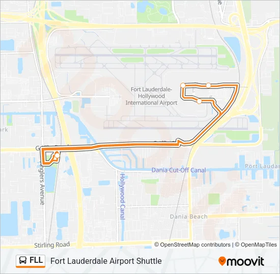 FLL Bus Line Map