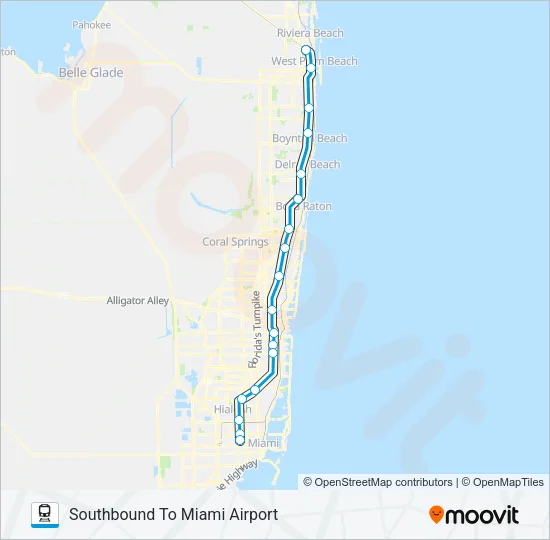 TRI-RAIL Train Line Map