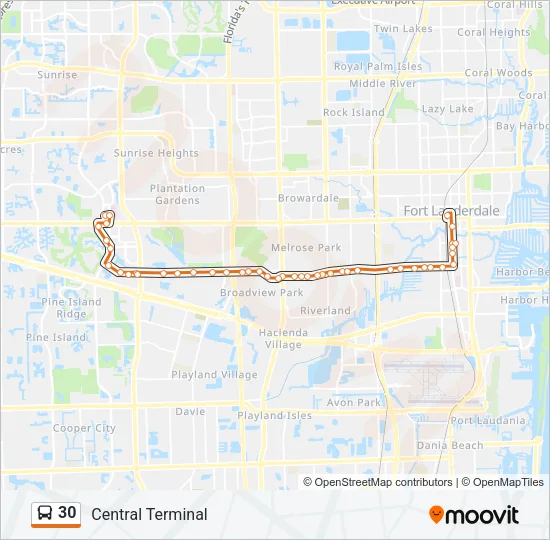 30  Line Map