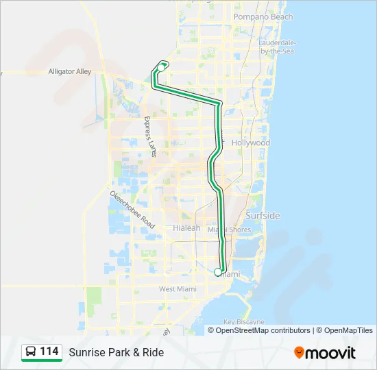 114  Line Map