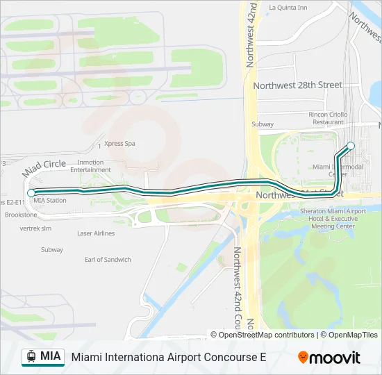MIA Light Rail Line Map