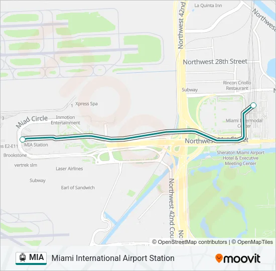 MIA Light Rail Line Map