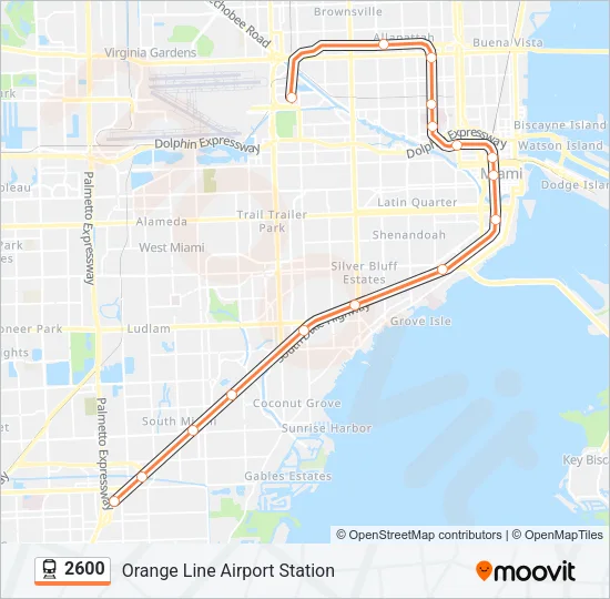 2600 Train Line Map
