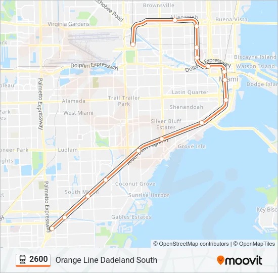 2600 Train Line Map